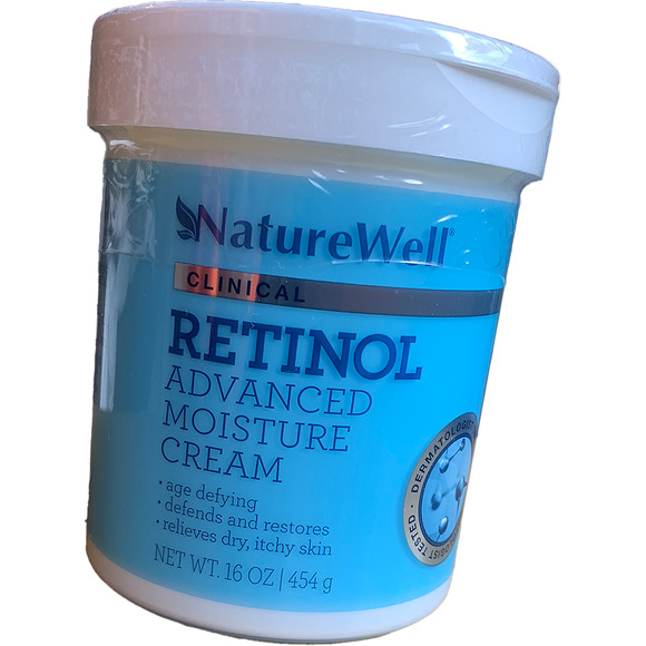 NatureWell Clinical Retinol Advanced Face & Body Moisture Cream 16 oz New Sealed - Picture 1 of 7